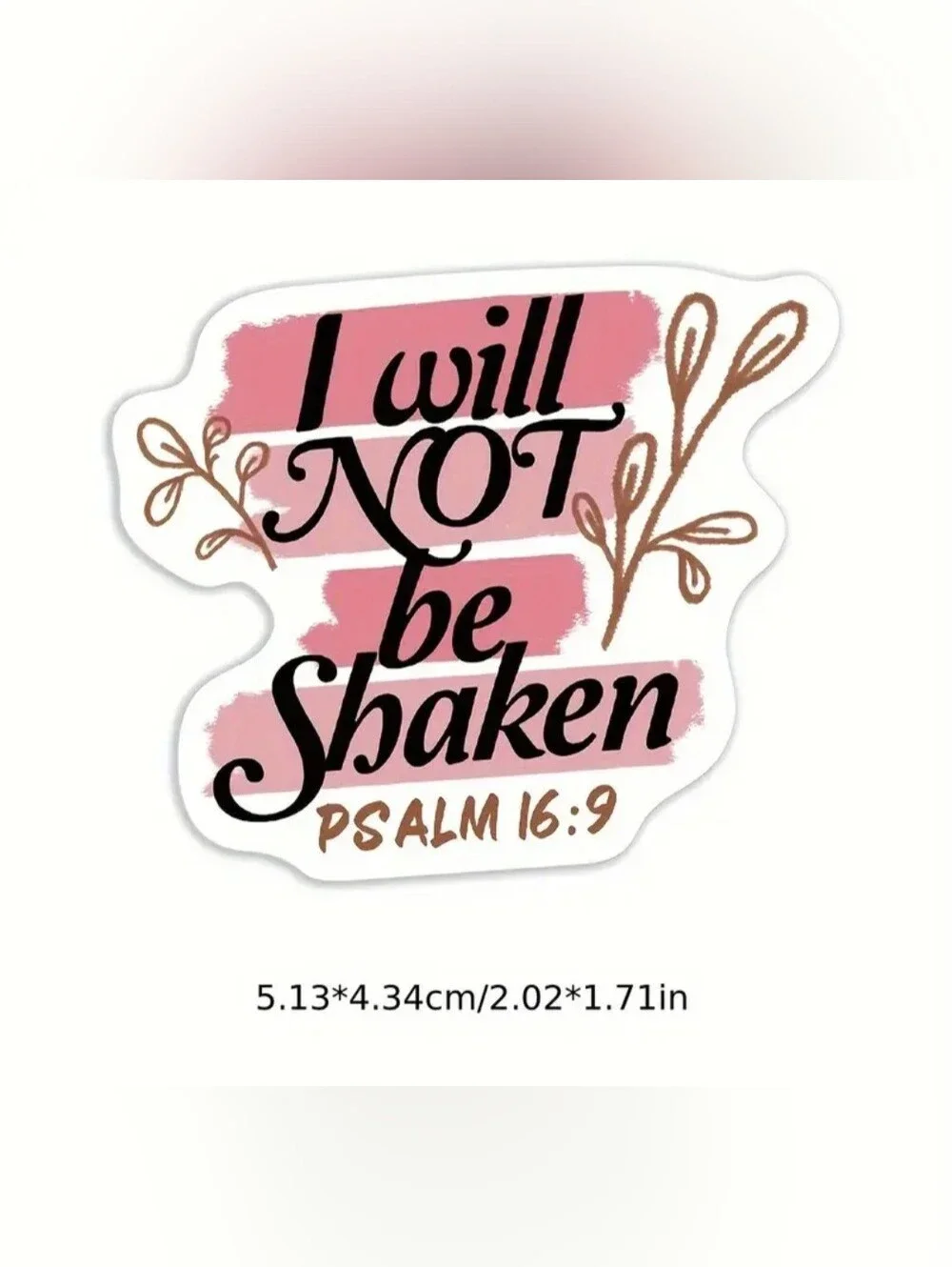 50 Pc Pink Christian Faith Stickers Set